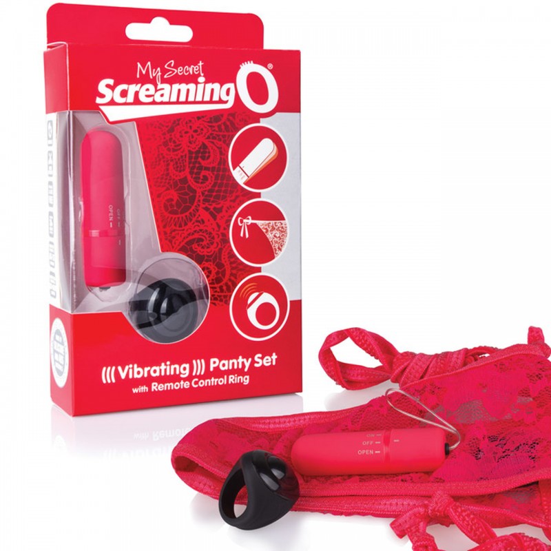 My Secret Screaming O Remote Control Panty Vibrator - Red